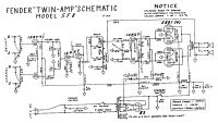 Fender Twin-5F8 - Schematic 